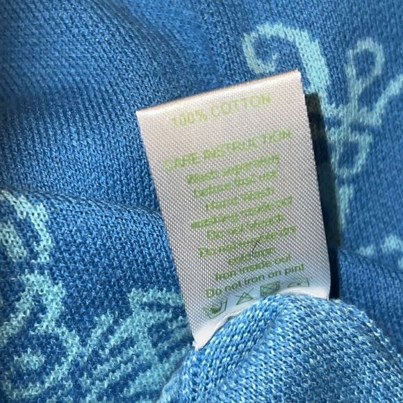 GOODS OF DESIRE Blue Cotton Knit Sweater Vest-M NWT! - Picture 9 of 9